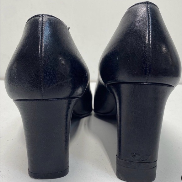 St. John Black and Gold Heels - Picture 3 of 6